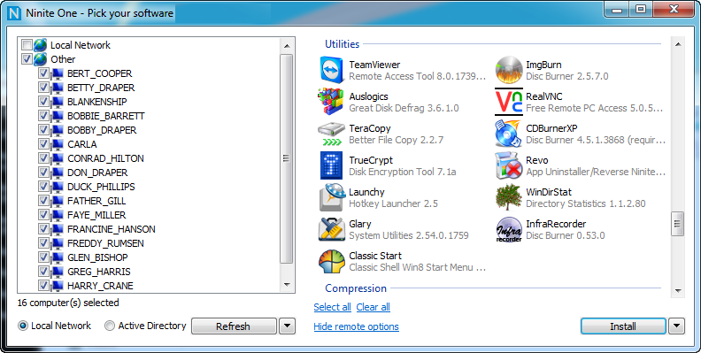 Ninite UI